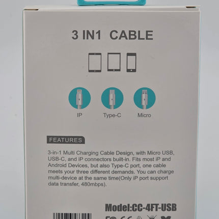 DC-4FT-USB (3IN1)